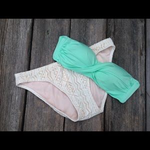 Xhilaration lace cut out bikini bottoms